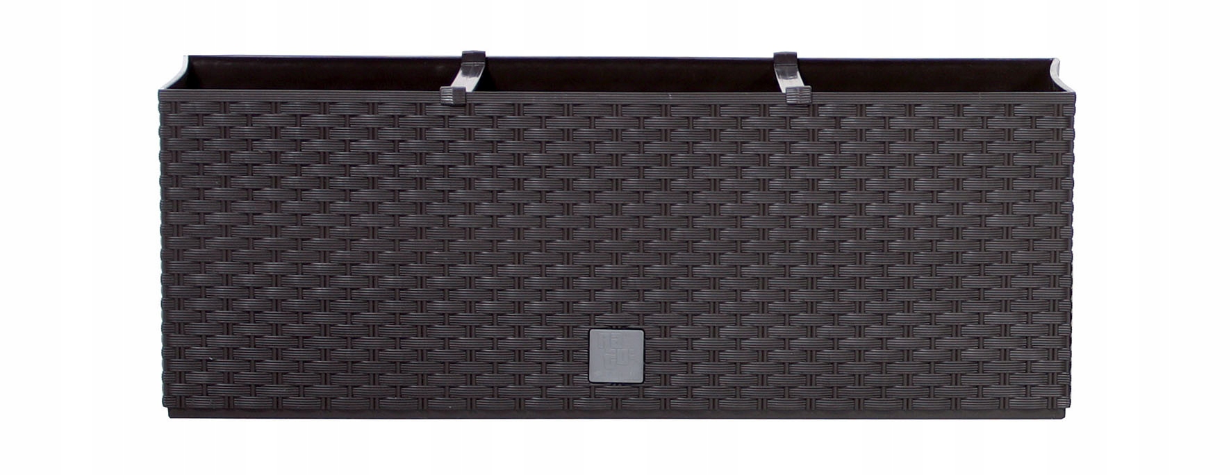 Prosperplast kvetináč 51 cm x 19 x 18,6 cm priemer 8,58 cm plastové odtiene hnedej a béžovej